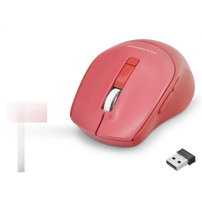 ieg™ Kablosuz Mouse 600/1600 Dpi - Kırmızı HDX3408R