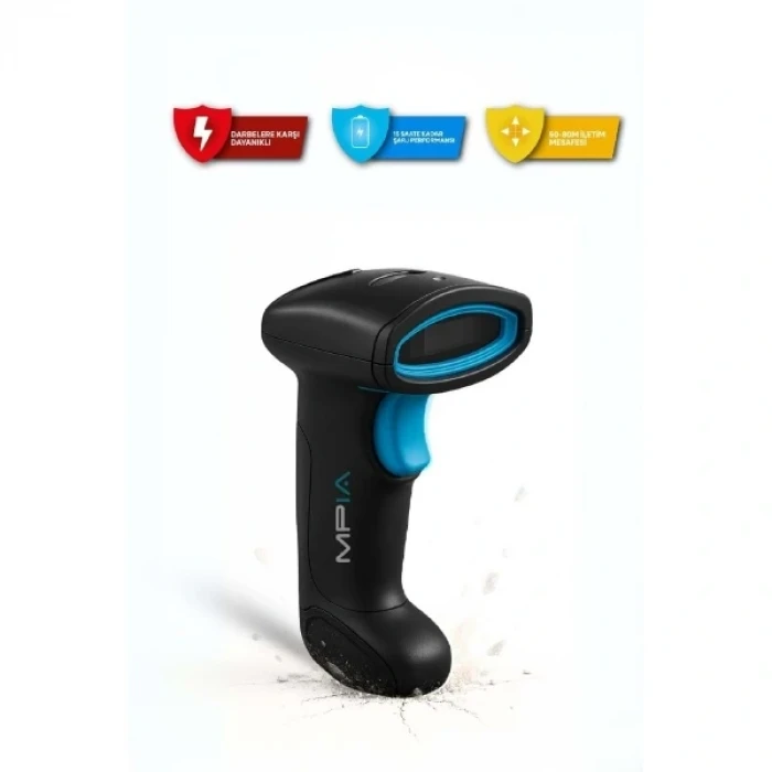 ieg™ Kablosuz Standlı 1D/2D Barkod ; Karekod Okuyucu