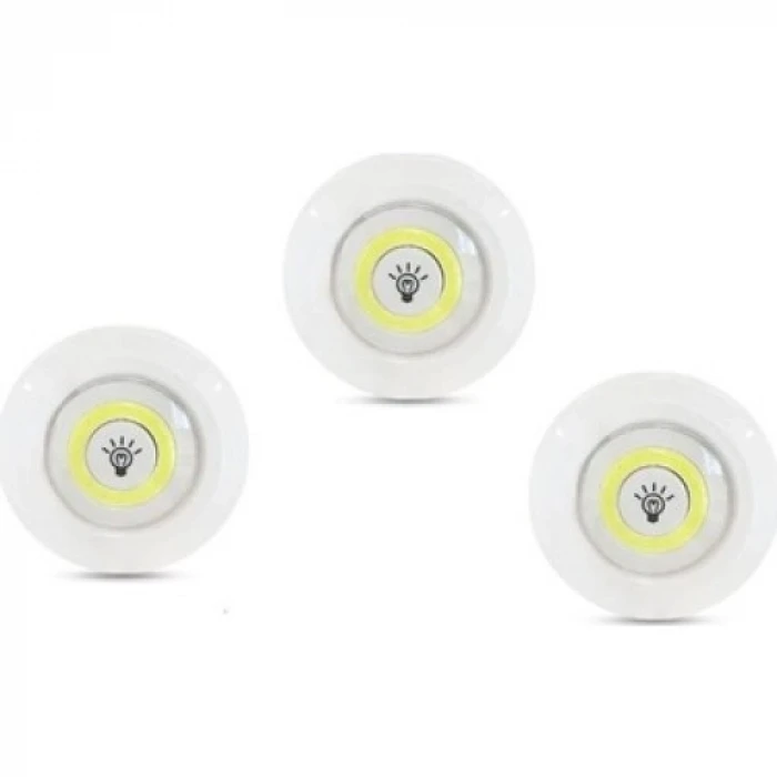 ieg™ Kablosuz Uzaktan Kumandalı 3lü Led Lamba Seti