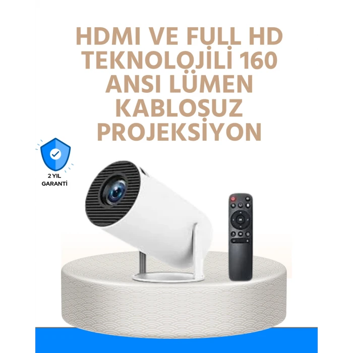 ieg™ Kablosuz Ve Kablolu Bağlantı Seçenekli Ev Tipi Projeksiyon