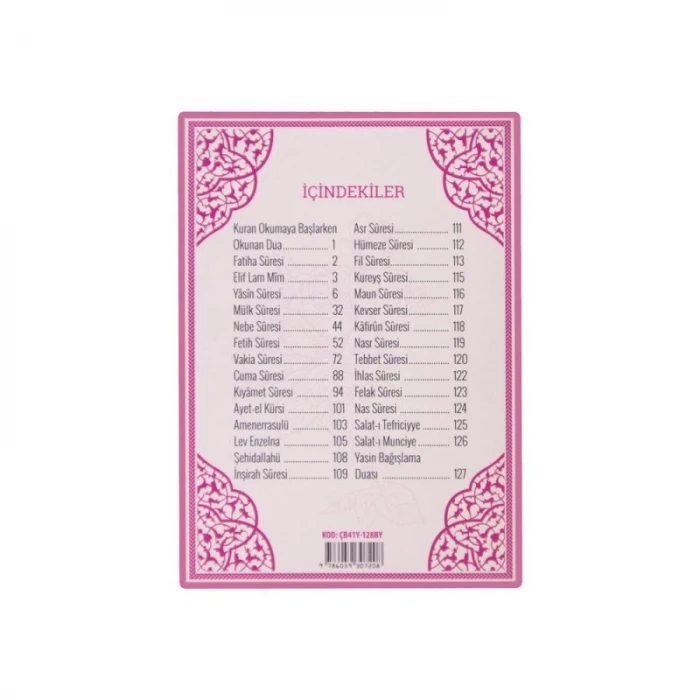 ieg ™ Kadife Yasin Çanta Boy Mor