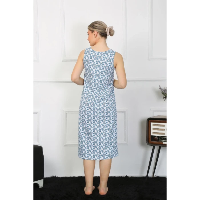 ieg ™ Kadın Kalın Askılı Penye Uzun Gecelik