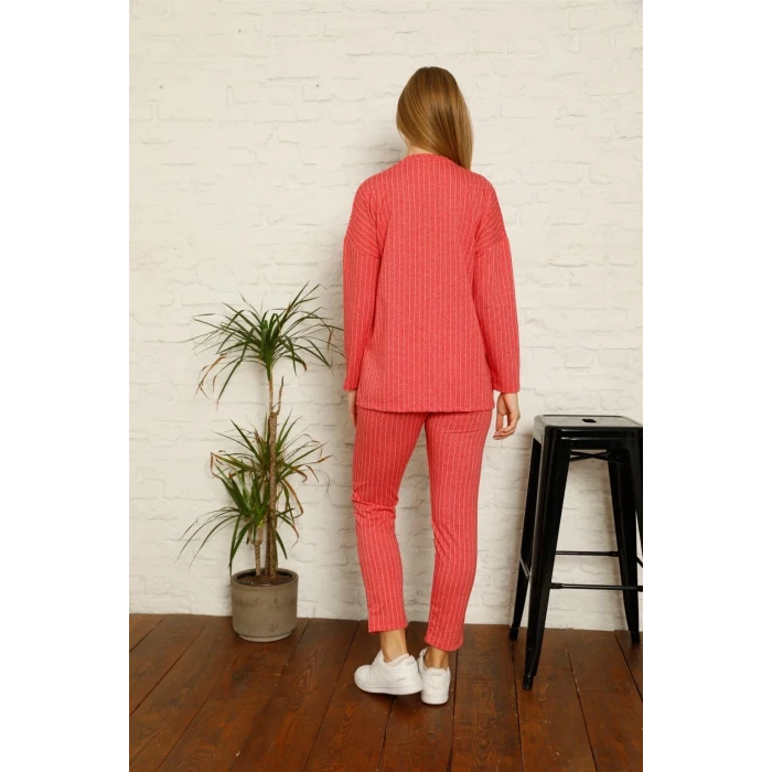 ieg ™ Kadın Pamuk Eşofman Takım Kırmızı