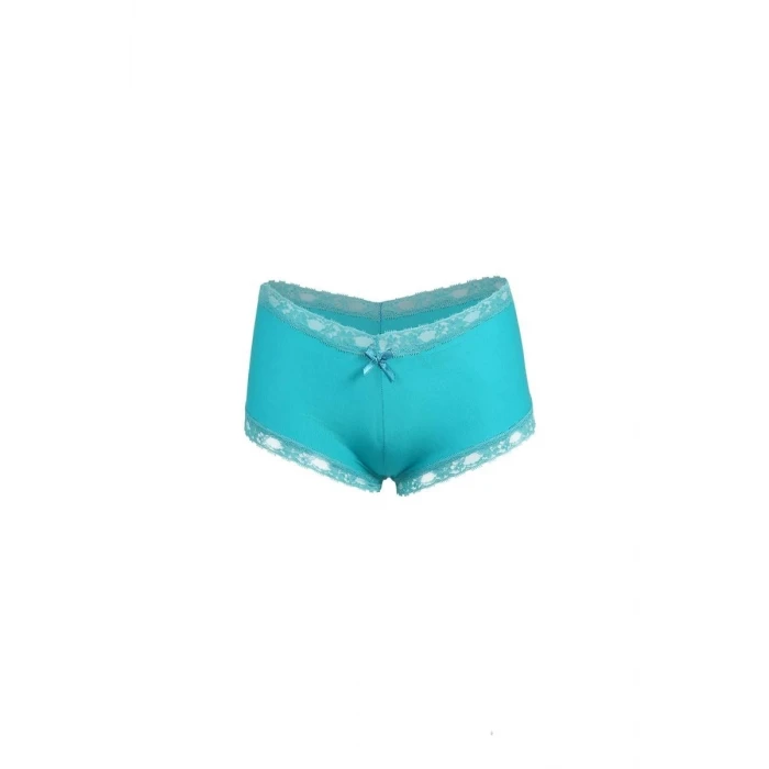 ieg ™ Kadın Pamuklu 2li Boxer Turkuaz