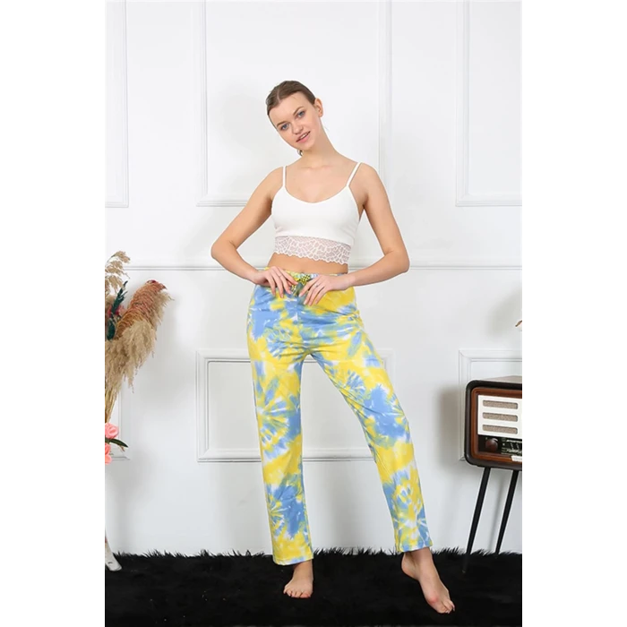 ieg ™ Kadın Pamuklu Alt Pijama Sarı