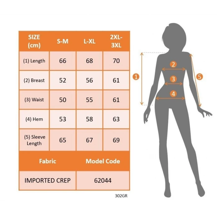 ieg™ Kadın Uzun Kollu V Hakim Yakalı Desenli Ithal Krep Bluz