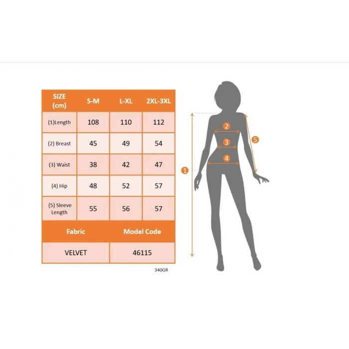 ieg™ Kadın Uzun Kollu Yakası Açık Yanlardan Büzgülü Taş Detaylı Midi Kadife Elbise