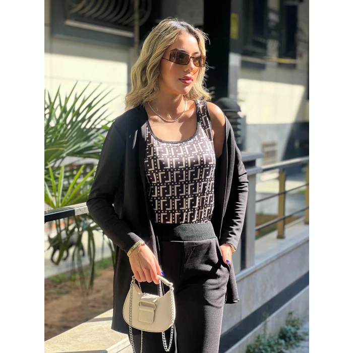 ieg™ Kadın Uzun Kollukrep üçlü Takım