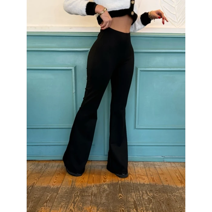 ieg™ Kadın Yüksek Bel Ispanyol Paça Dalgıç Pantolon