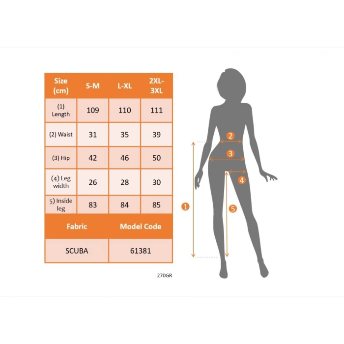 ieg™ Kadın Yüksek Bel şerit Detaylı Ispanyol Paçalı Dalgıç Pantolon
