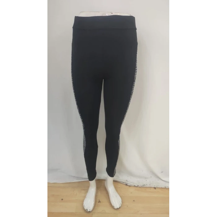 ieg™ Kadın Yüksek Bel Yarı şerit Pul Payetli Dalgıç Tayt