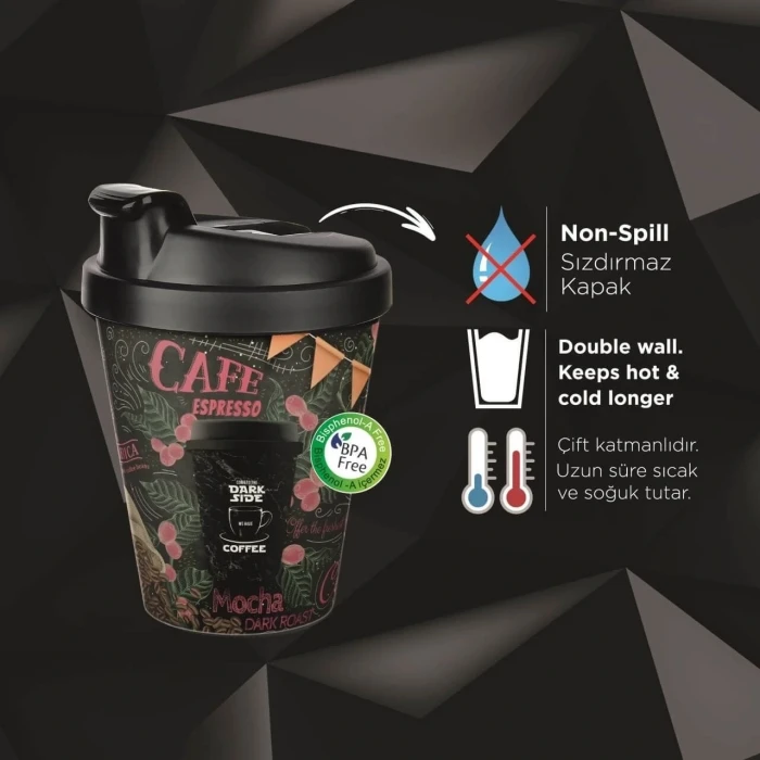 ieg™ Kahve Bardağı - Termoslu 400ml - 13,5 Oz