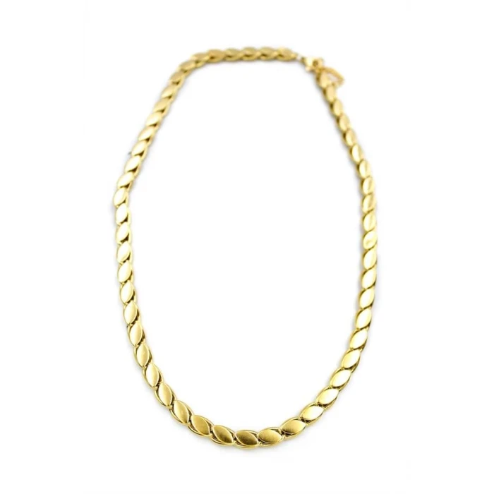 ieg™ Kalın Kısa Arpa Zincir Kolye - Altın