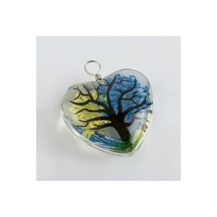 ieg™ Kalp Canlı Kolye Ucu 2,5 cm