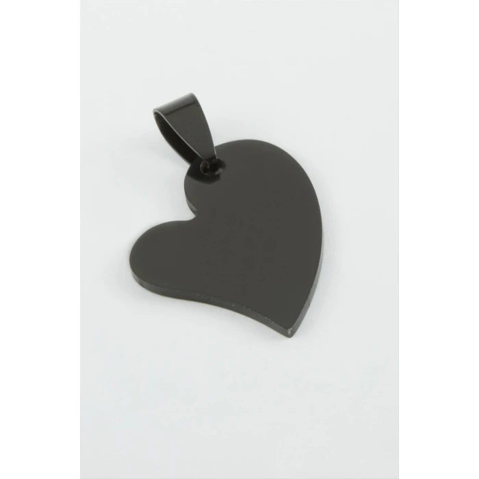 ieg™ Kalp İsim Yazılabilir Çelik Kolye Ucu 2,8 cm