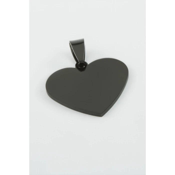 ieg™ Kalp İsim Yazılabilir Çelik Kolye Ucu 3 cm