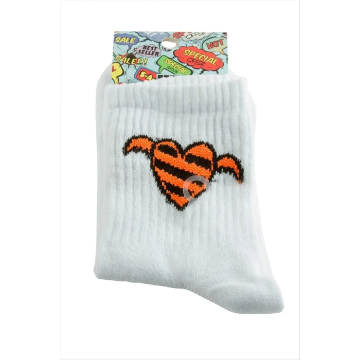 ieg™ Kalp Kanat Kolej Çorap 8*28