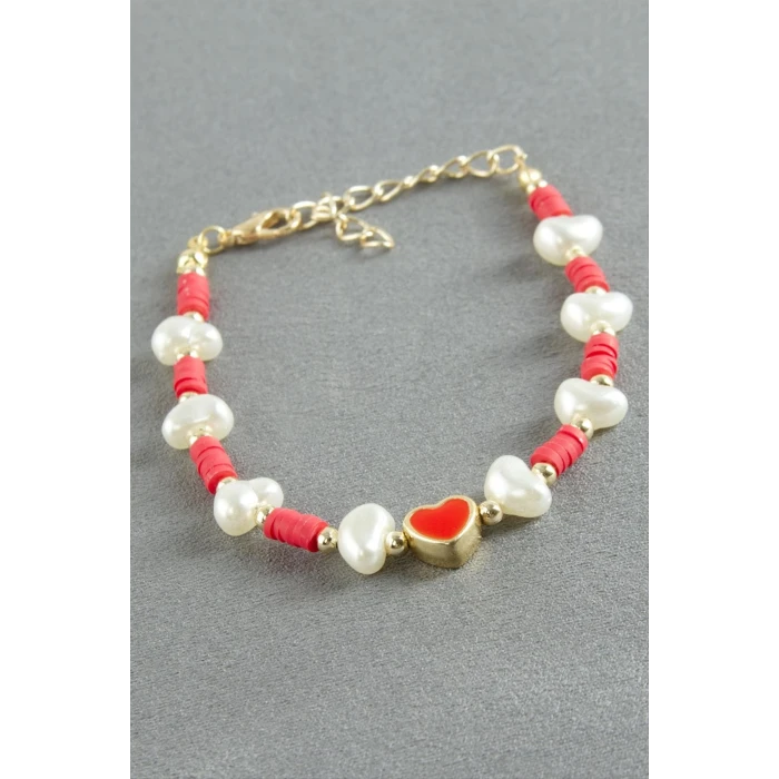 ieg™ Kalp Kristal İnci Bileklik