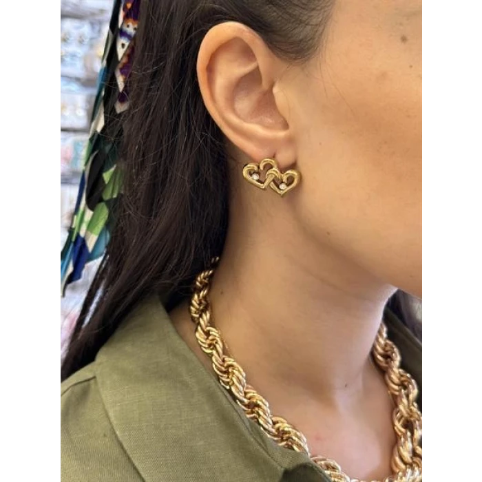 İEG Kalp Küpe - Altın