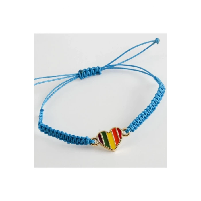 ieg™ Kalp Makrome Örgülü Bileklik