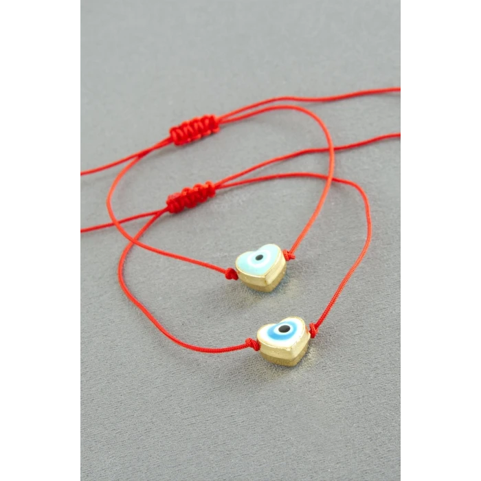 ieg™ Kalp Nazar İp Bileklik 2 Adet