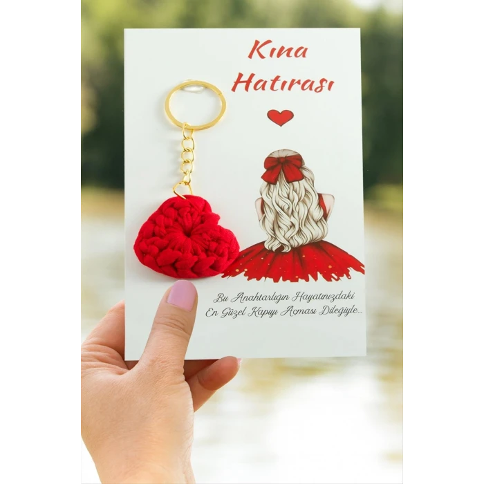 ieg™ Kalp Örgülü İpli Anahtarlık