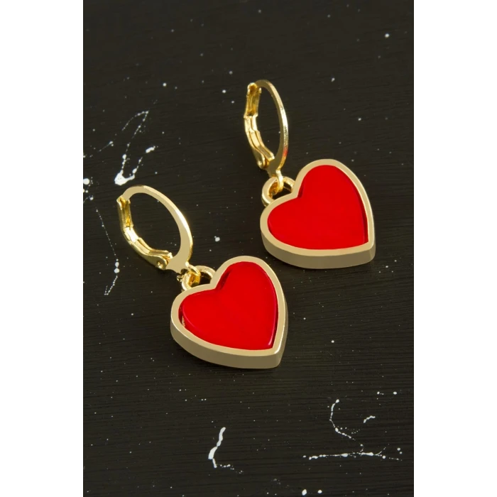 ieg™ Kalp Polyester Küpe