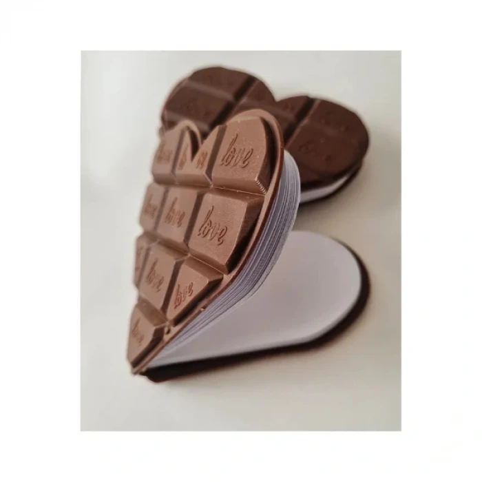 ieg™ Kalp Tasarımlı Çikolata Not Defteri