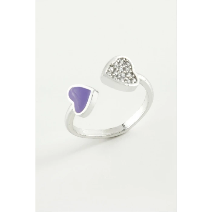 ieg™ Kalp Taşlı Mineli Eklem Yüzük