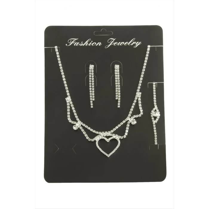 ieg™ Kalp Taşlı Set Kolye