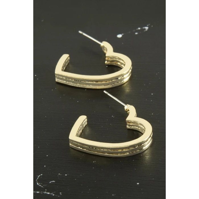 ieg™ Kalp Trend Metal Küpe