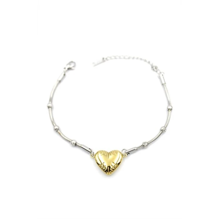 ieg™ Kalp Zincir Bileklik - Altın