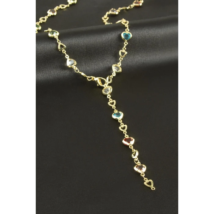 ieg™ Kalp Zirkon Taşlı Y Kolye