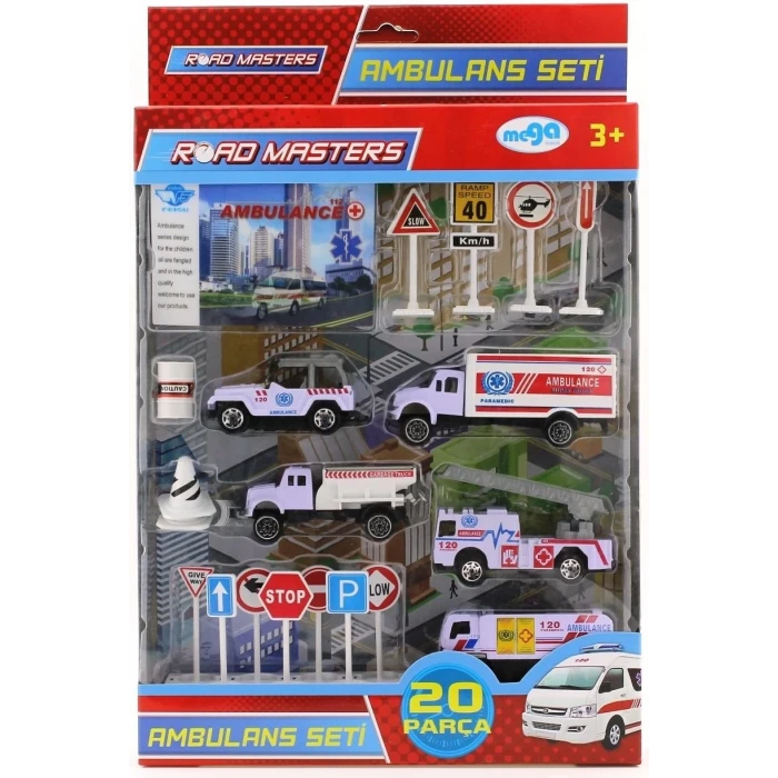 ieg™ Kamyonlu Metal Ambulans Seti  Jp9105