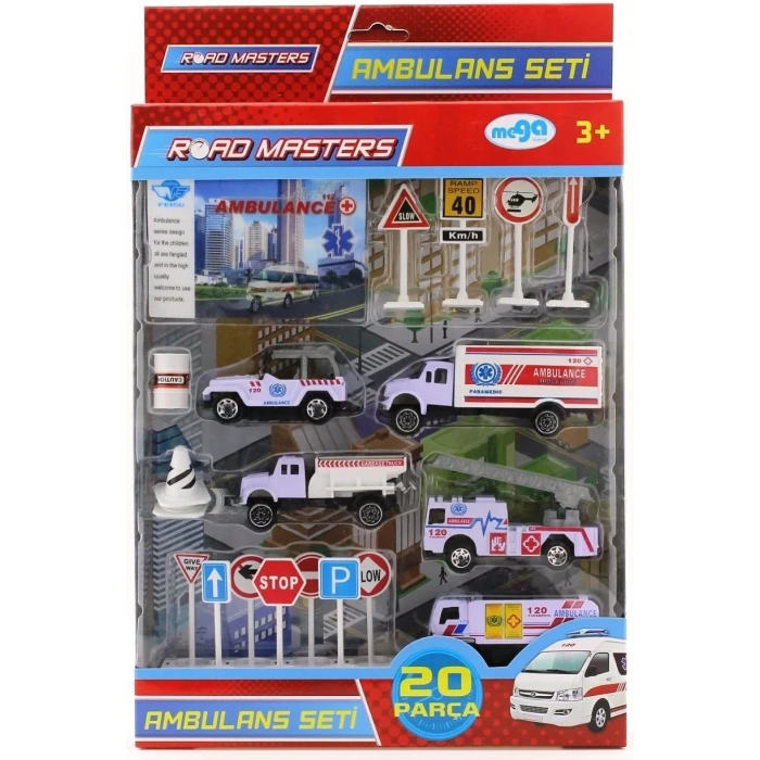 ieg™ Kamyonlu Metal Ambulans Seti  Jp9105