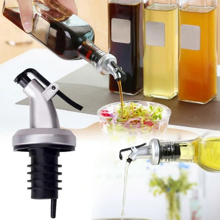 ieg™ Kapaklı Şişe Ucu Servis Aparatı Damlalık Yağdanlık Tıpa