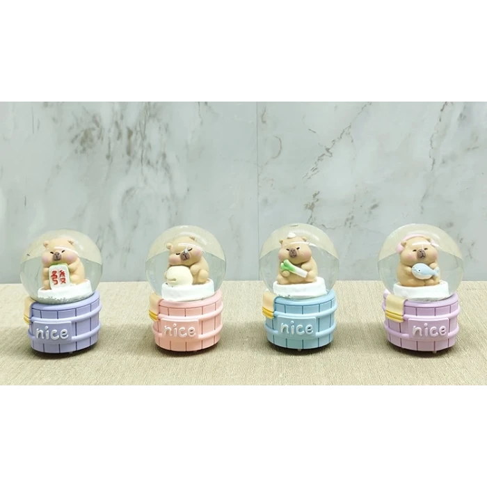 ieg™ Kapibara Tasarımlı Işıklı Kar Küresi