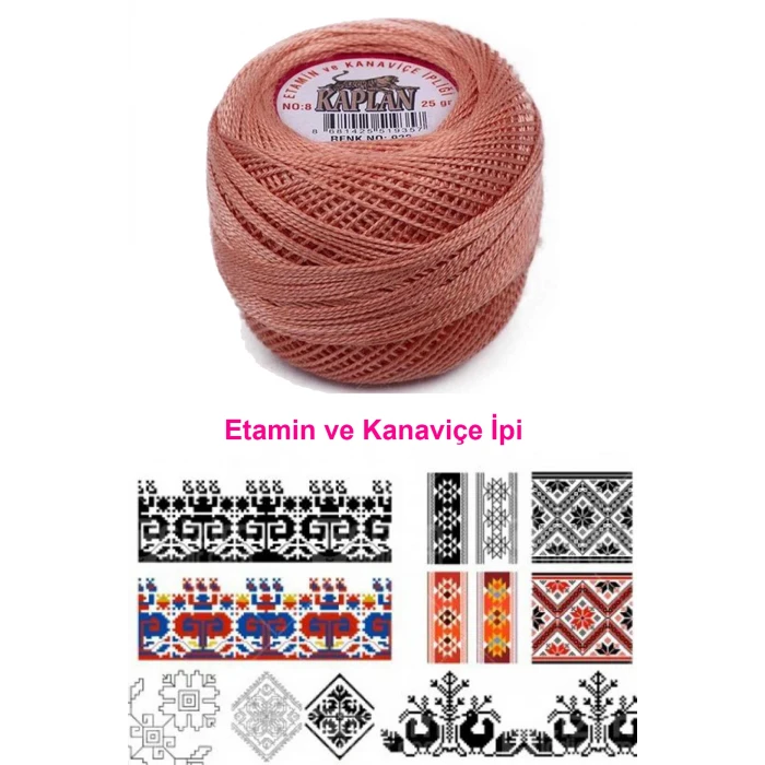 İEG Kaplan Etamin Ve Kanaviçe İpi 8 No Kod/Renk: 922 -