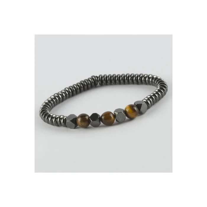 ieg™ Kaplangözü - Hematit - Mat Onix Doğaltaş Bileklik