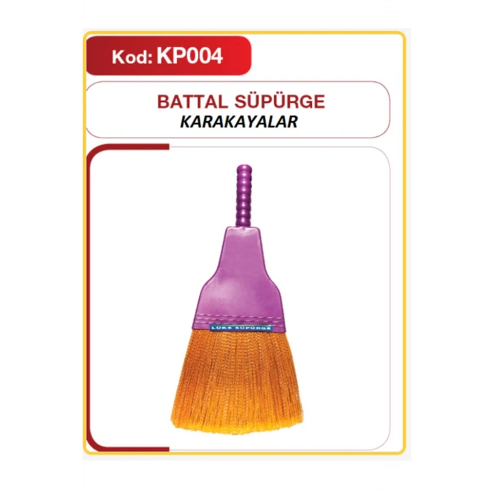 ieg™ Karakayalar Plastik Süpürge (Battal) -KP-004