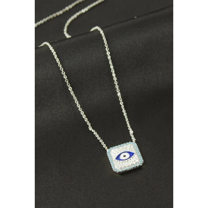 ieg™ Kare Göz Zirkon Taşlı Kolye