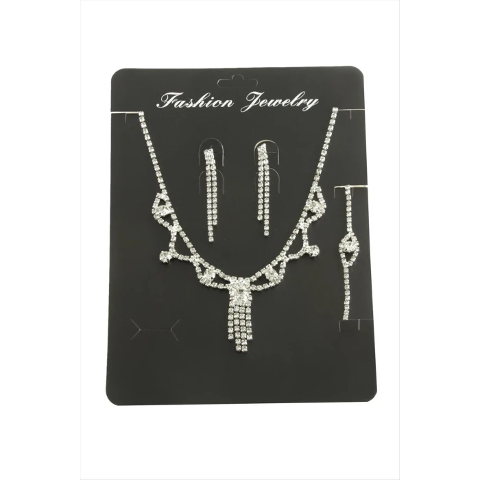 ieg™ Kare Taşlı Set Kolye