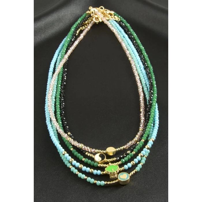 ieg™ Karışık Kristal Kolye 1 Adet