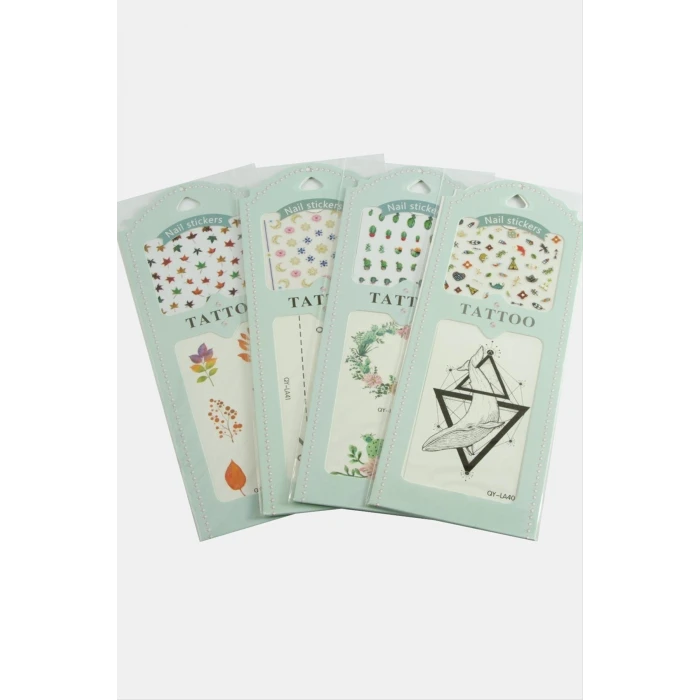 ieg™ Karışık Tattoo Dövme Sticker 1 Adet