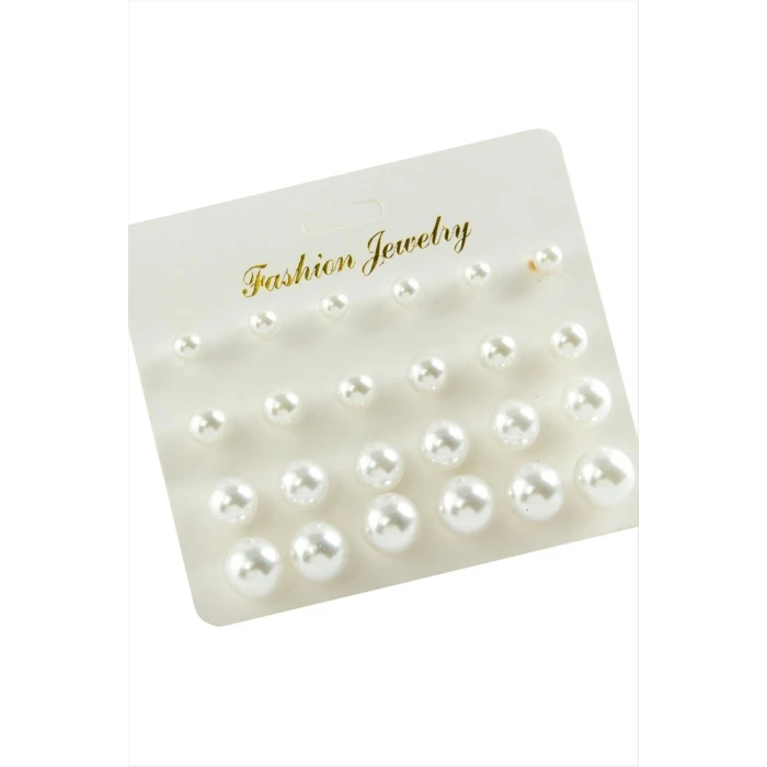 ieg™ Kartlı İnci Küpe 24 Adet