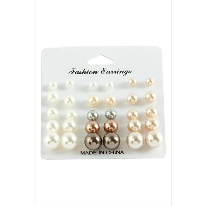 ieg™ Kartlı İnci Küpe 30 Adet