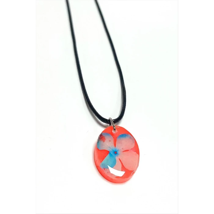 ieg™ Kartopu Çiçeği Oval Epoksi Kolye