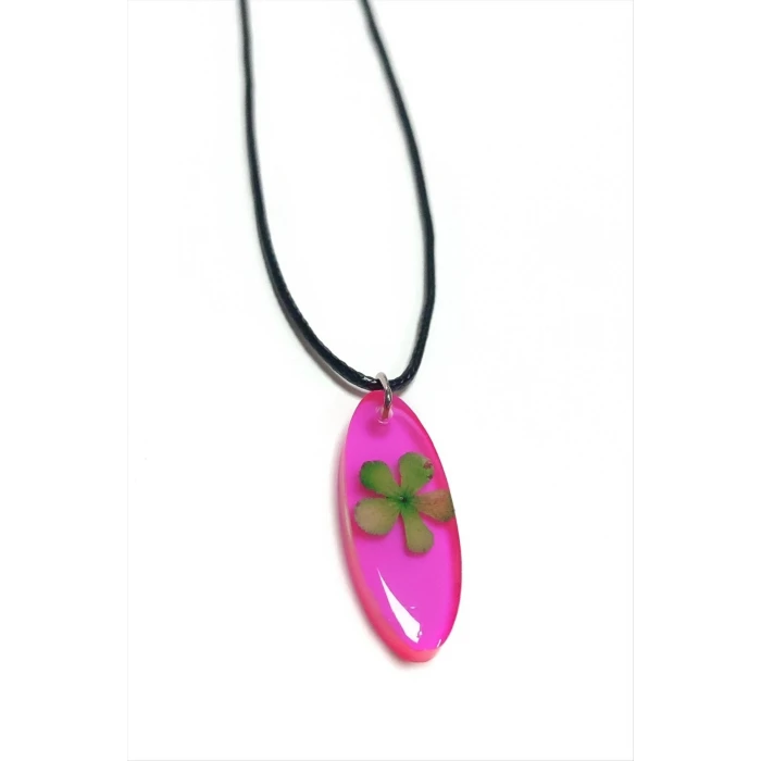 ieg™ Kartopu Çiçeği Oval Epoksi Kolye