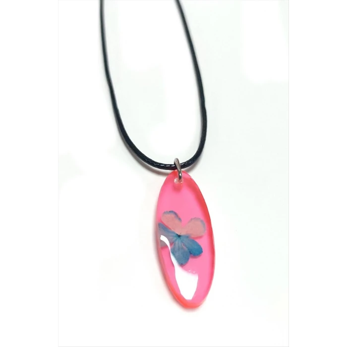 ieg™ Kartopu Çiçeği Oval Epoksi Kolye