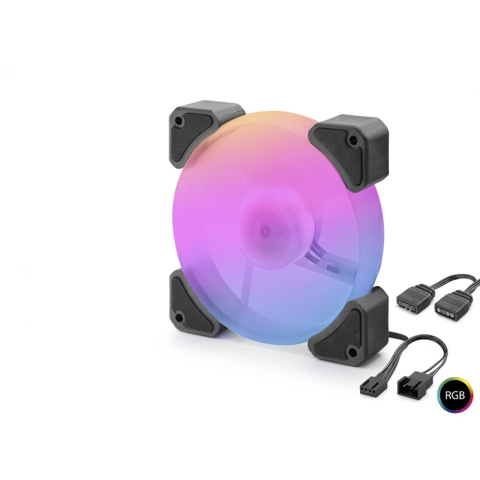 ieg ™ Kasa Fanı Argb 12 Cm - Siyah ND2661